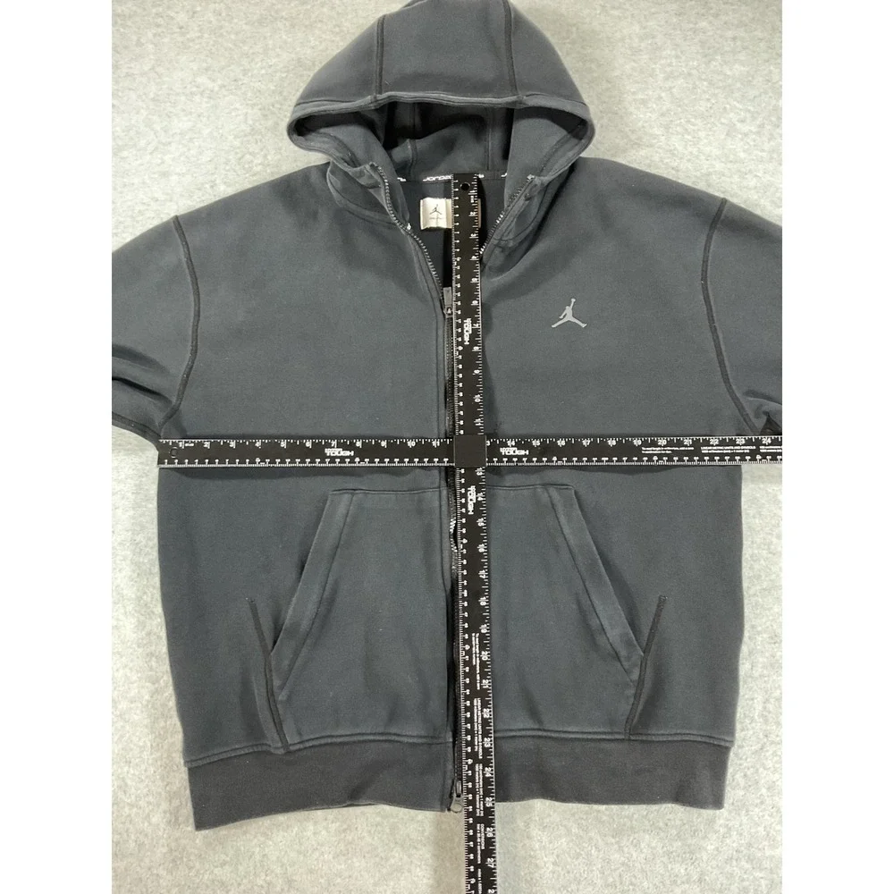 Jordan Sport Dri-FIT Full Zip Hoodie Mens Large Black Jumpman Fleece 2691